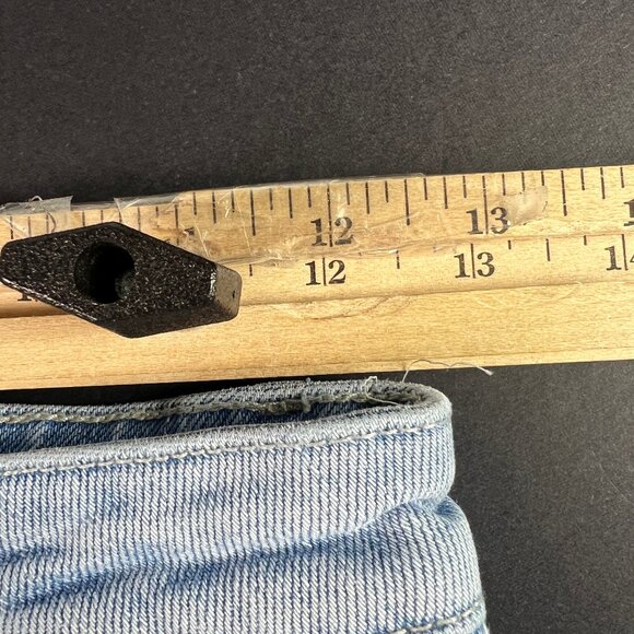 Rolla's Jean Women's 25x26* Dusters Boot Cut Light Blue Distressed Denim Tag 25 - Picture 16 of 16